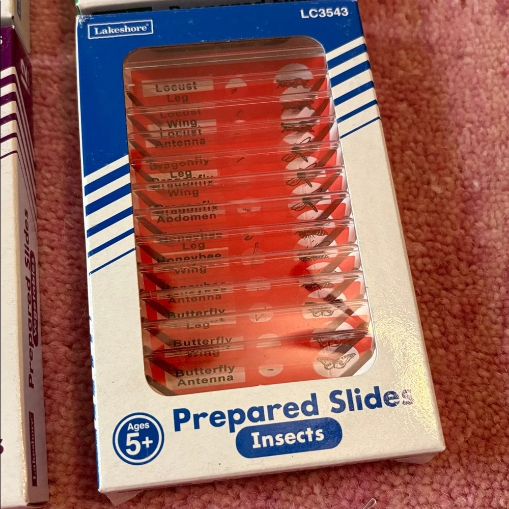 Lakeshore Prepared Slides Set Complete Set | homeschool science microscope